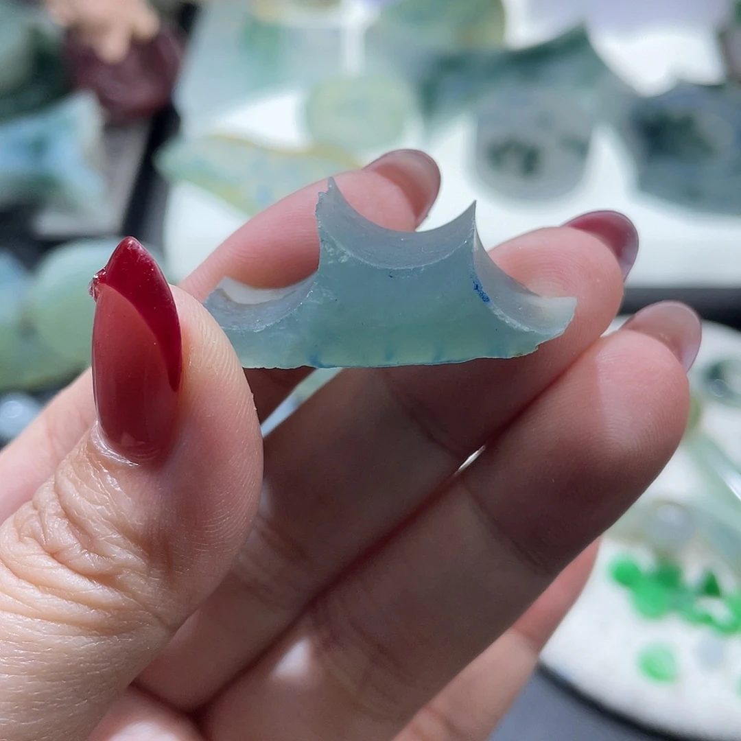 定制翡翠未镶嵌叶子