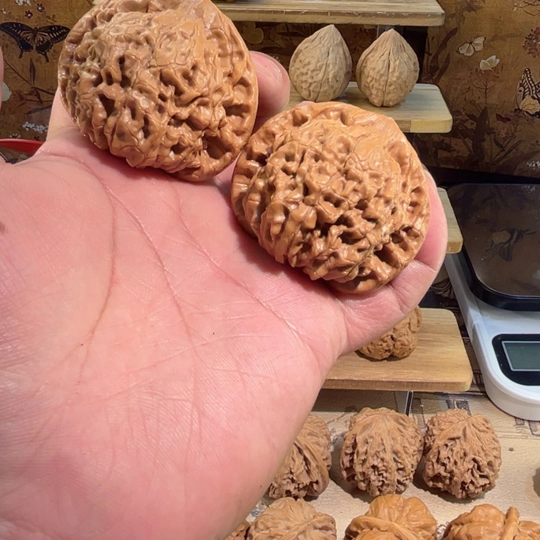 把件文玩核桃52全品毕业官帽