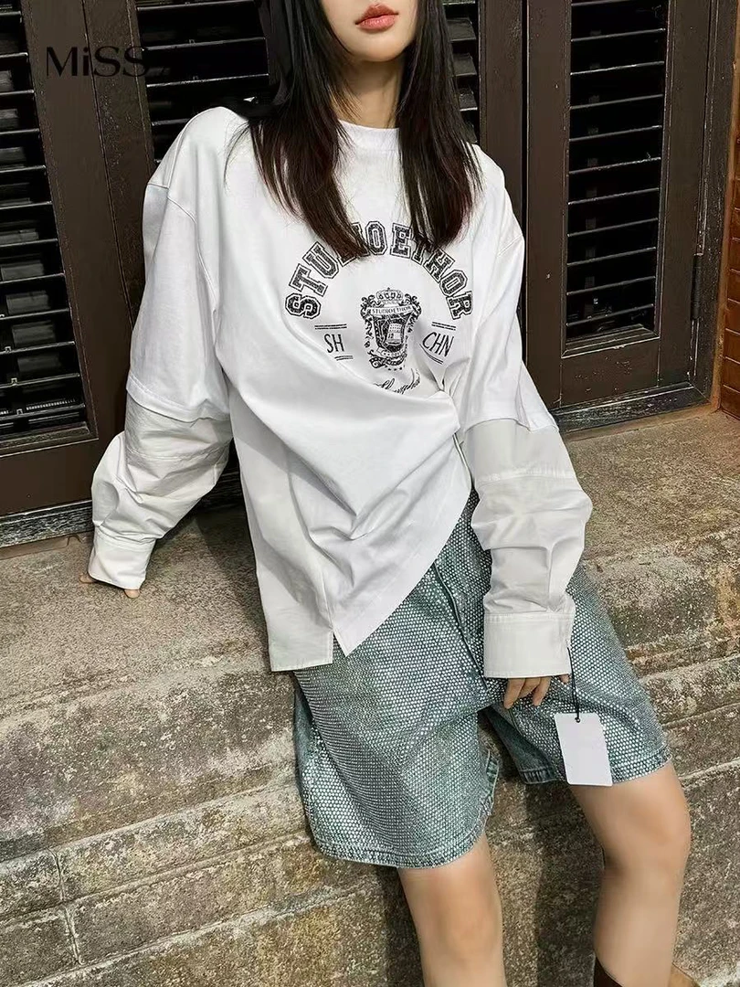 XIHaokan2025前片烫钻牛仔中裤