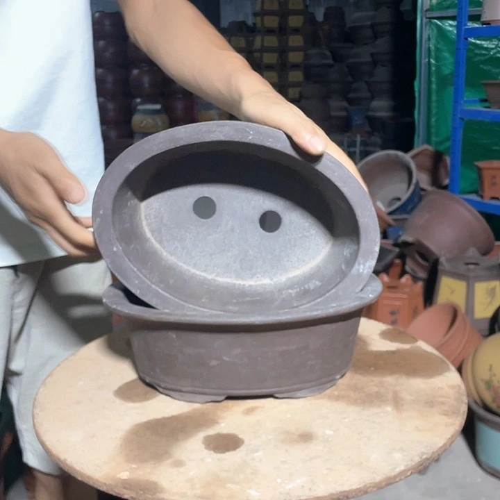 29-29腰圆盆景花盆花盆