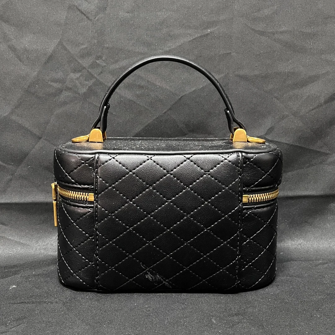 TOLEX2025新款手工时尚百搭饭盒小包红黑色18cm