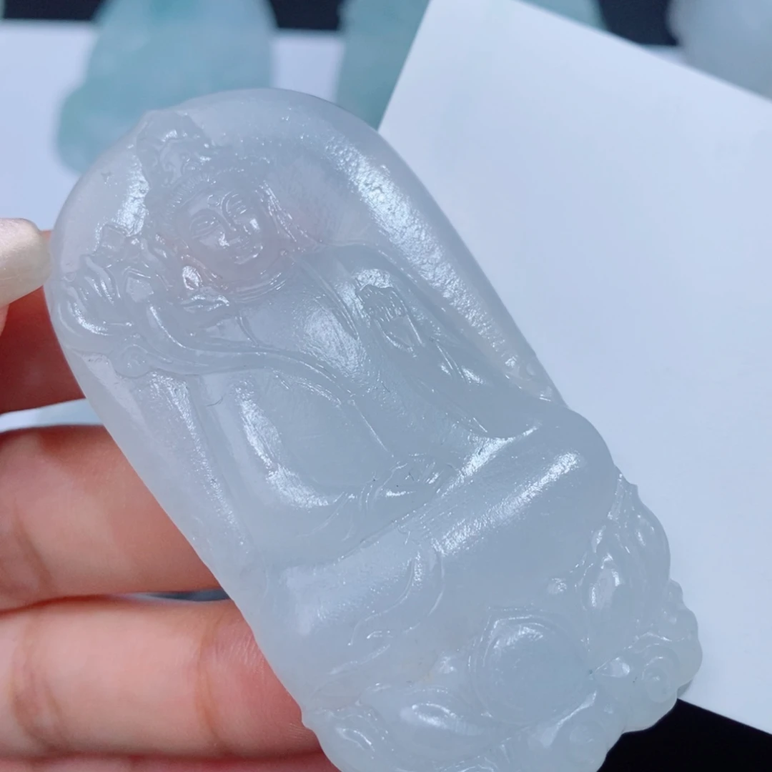 定制翡翠未镶嵌吊坠