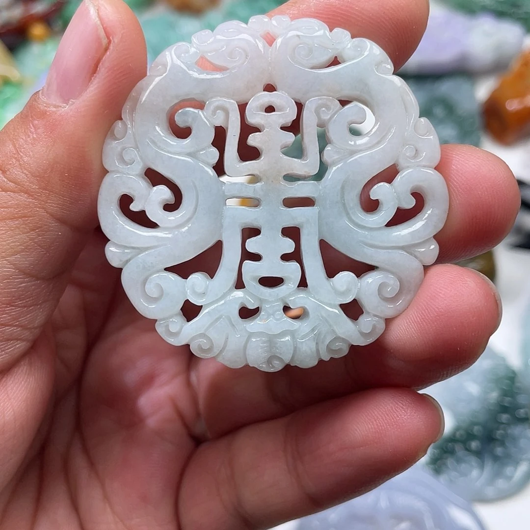 颈饰未镶嵌翡翠翡玉缘翡翠