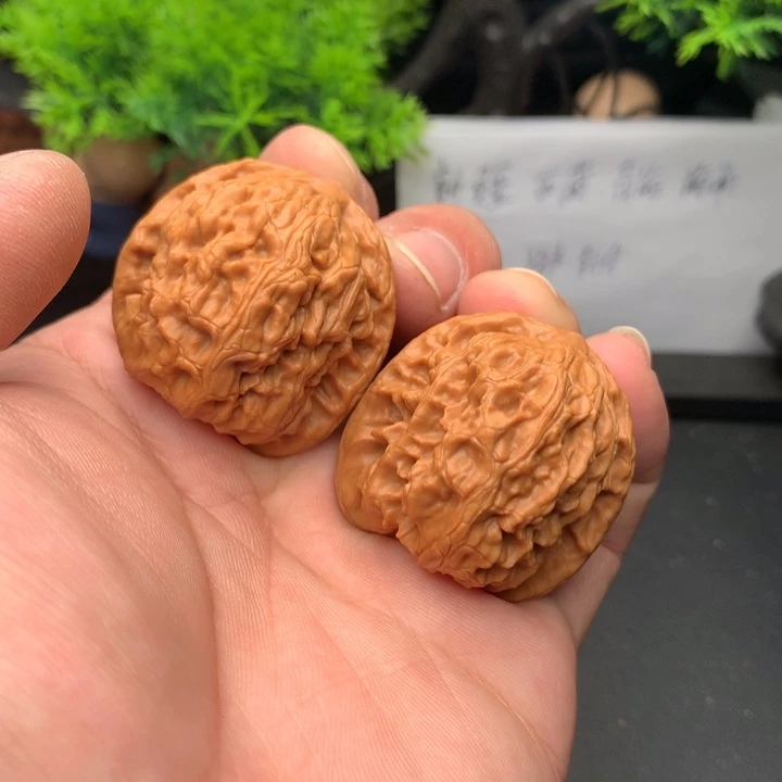 吊坠文玩核桃38野狼