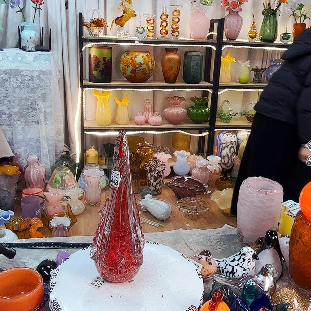 圣诞树家悦美居琉璃摆件不完美