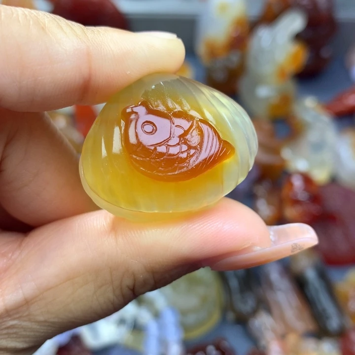 福***满玛瑙/玉髓颈饰未镶嵌