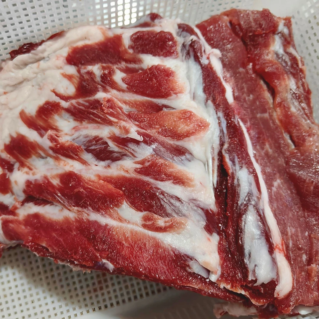 （顺丰冷链）贵州黑香猪  后排骨  3.8斤