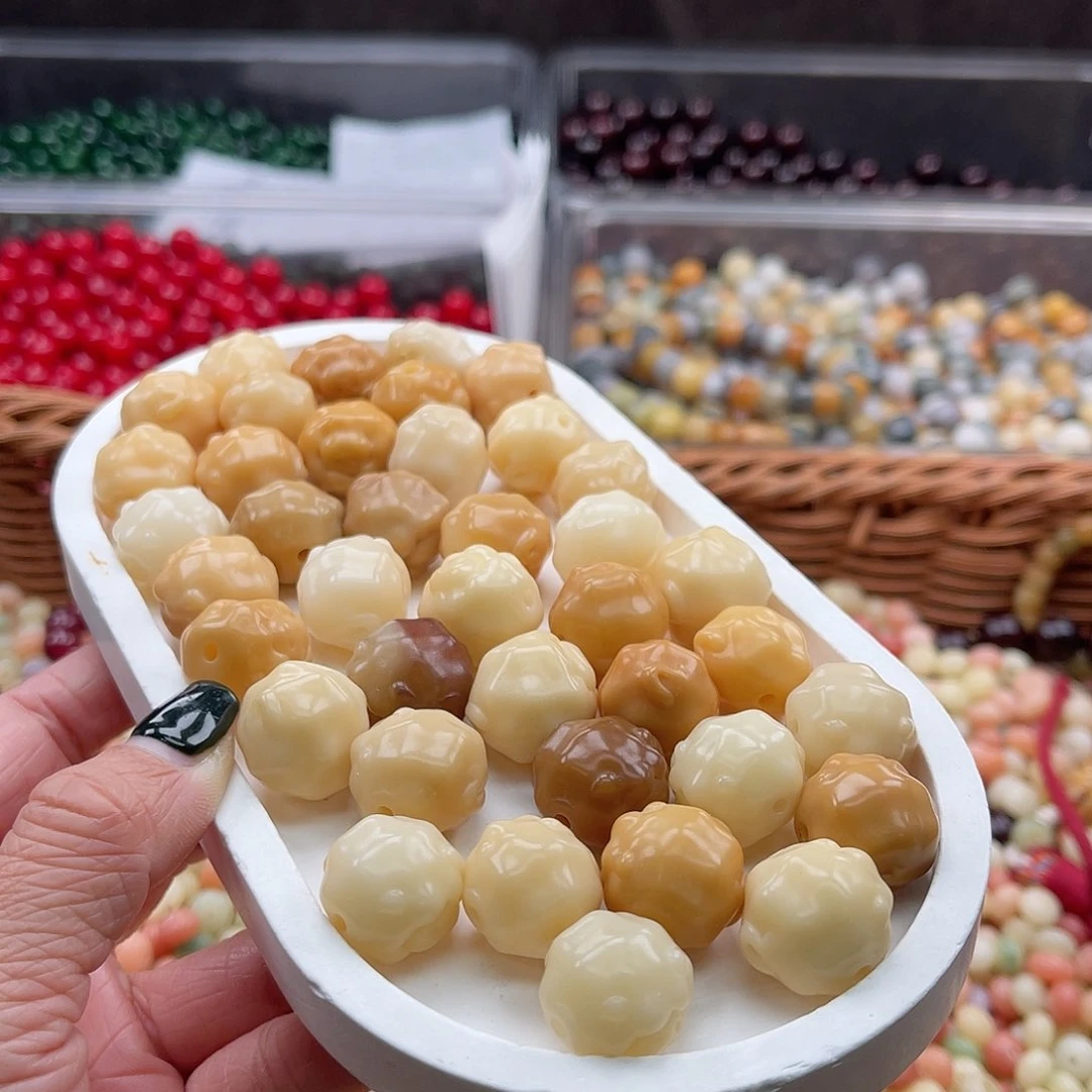 白玉菩提吊坠C/16mm/20颗