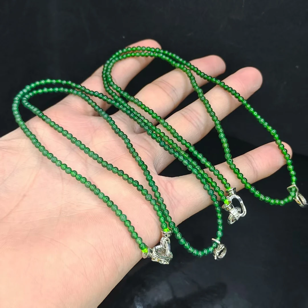 【龙龙严选】翡翠女神链Y13【多样性发其一】 约3mm