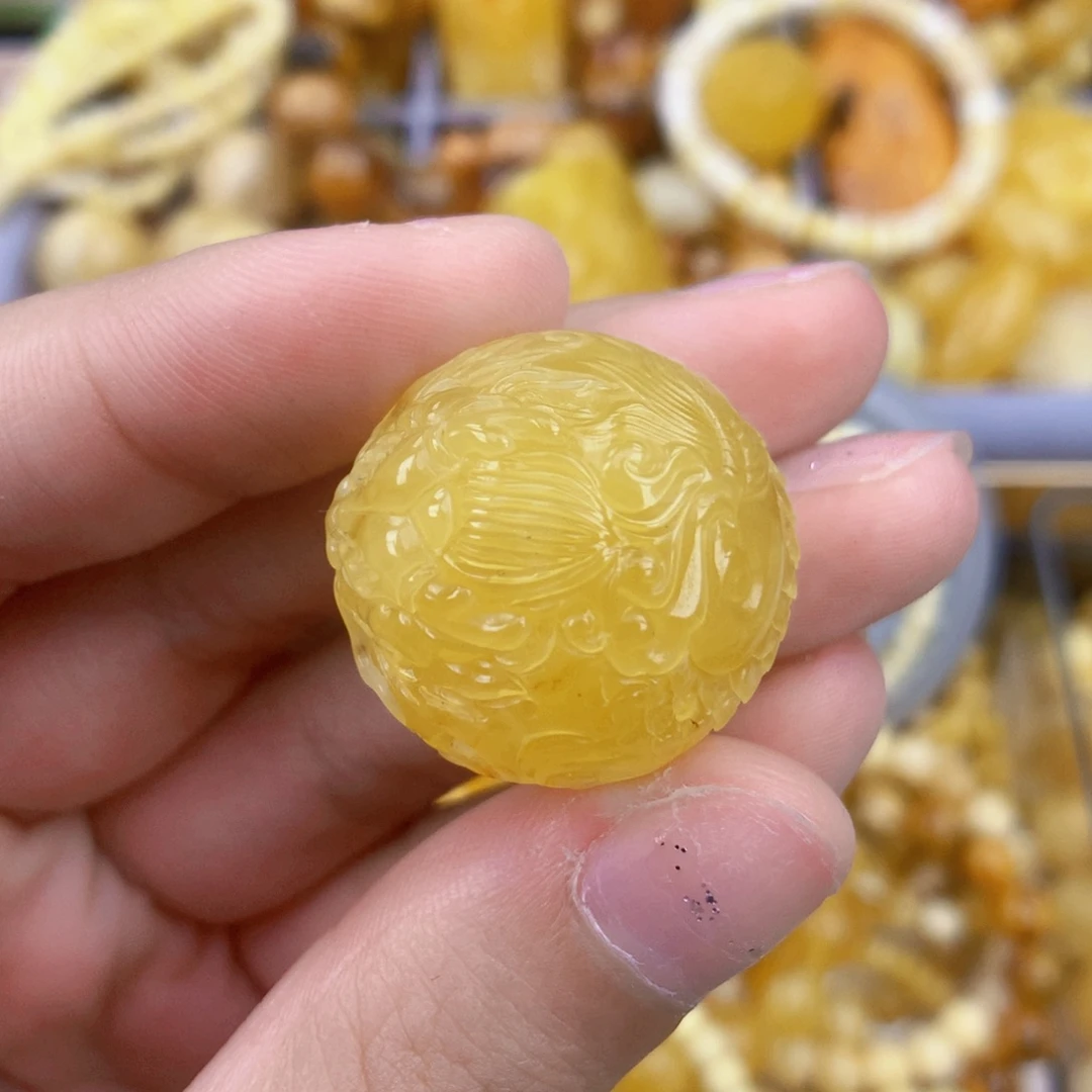 琥珀未镶嵌珠宝奇石23:6