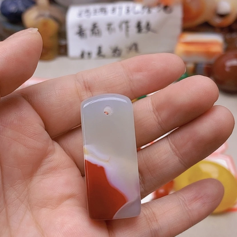 【闪购商品】未镶嵌玛瑙/玉髓珠宝半成品紫*