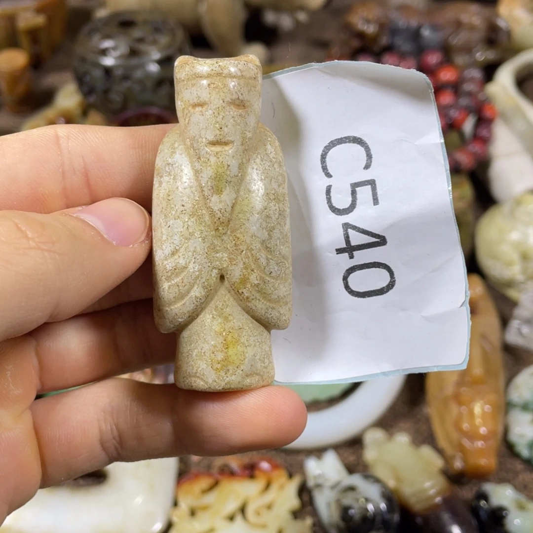 和田玉未镶嵌吊坠(不含链)