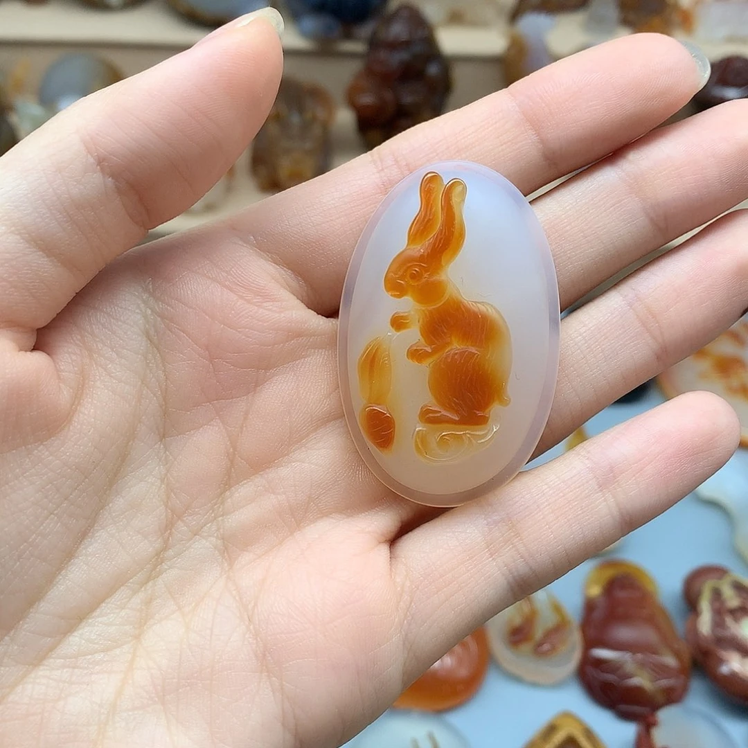 未镶嵌吊坠(赠链)玛瑙/玉髓