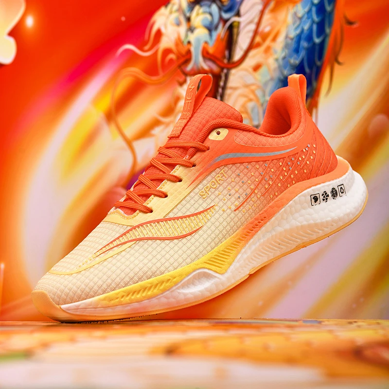 夏季透气网面鞋碳板跑鞋男女款竞速减震田径中考体测学生跑步鞋