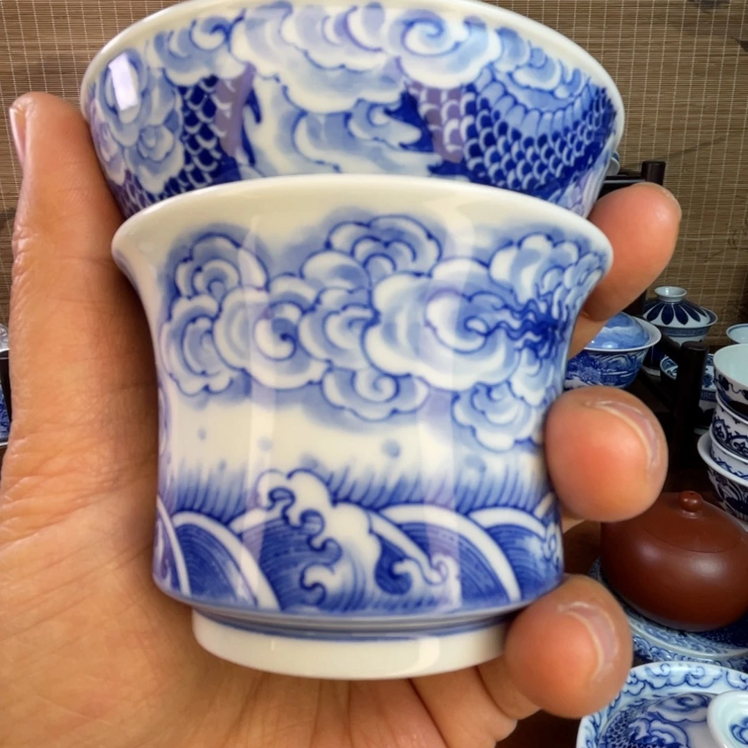 夜***露景德镇陶瓷艺术茶漏