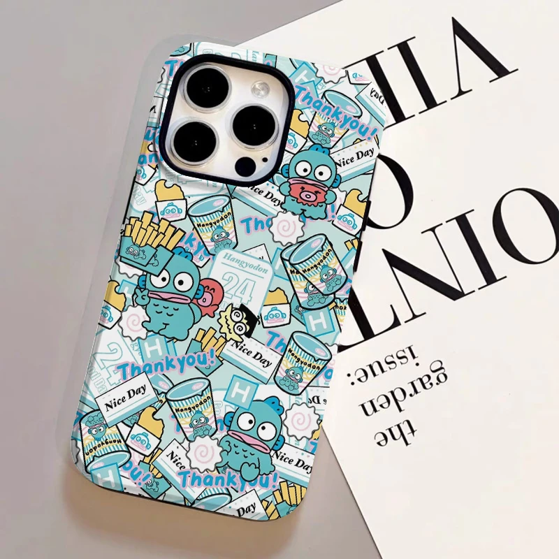 卡通丑鱼iphone15手机壳oppo苹果16promax小米14华为vivo适用少女