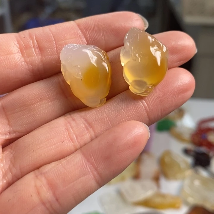 玛瑙/玉髓吊坠(不含链)未镶嵌