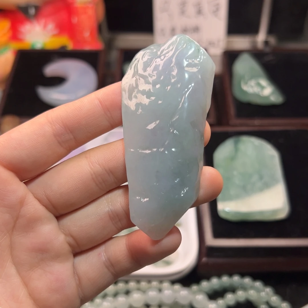 定制翡翠未镶嵌缅甸天然翡翠材料