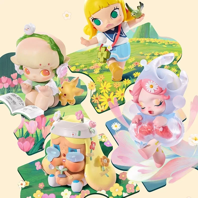 【全新未拆】小手拉小手系列手办公仔盲盒-泡泡玛特