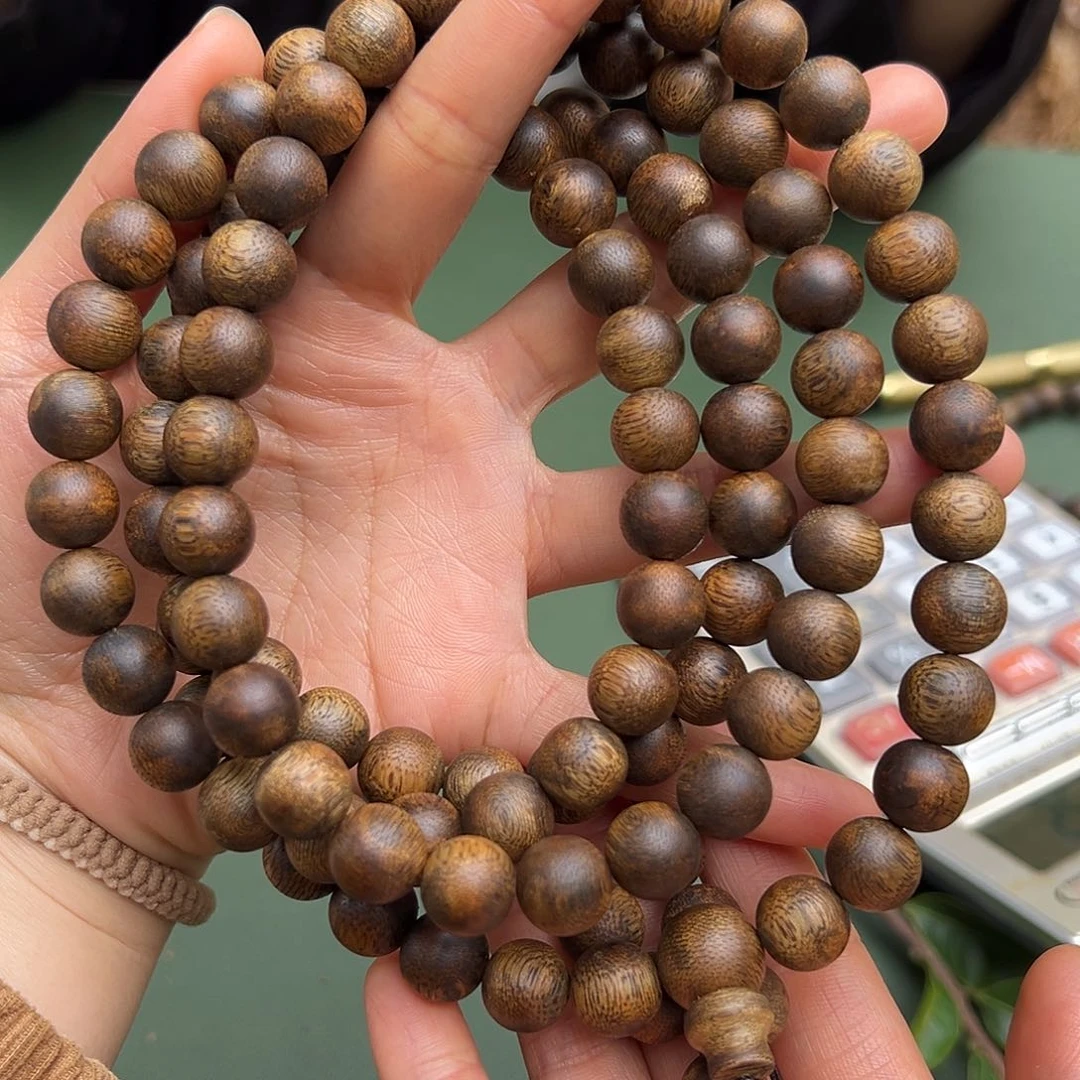 沉香手串乌身62克卡1.1多样性发一条