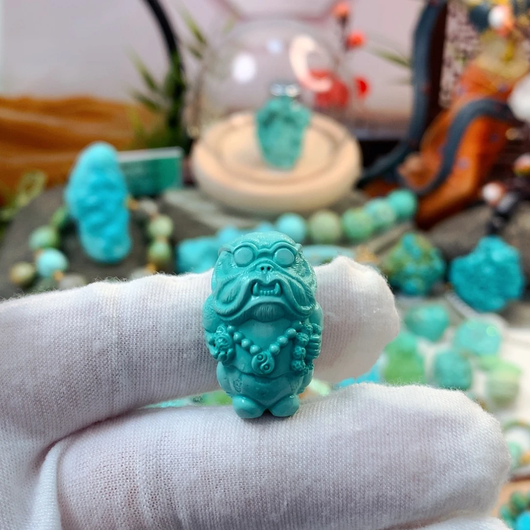 绿松石未镶嵌珠宝半成品