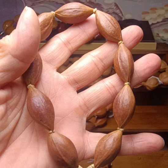 知***乐橄榄核手串/手链橄榄核手串紫皮1.5