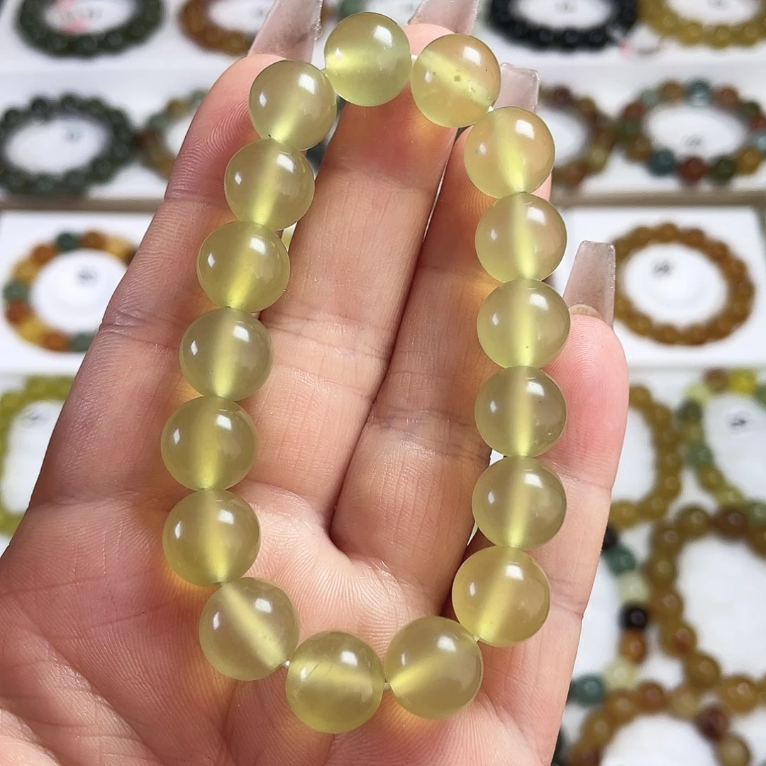 未镶嵌岫玉手链卡12