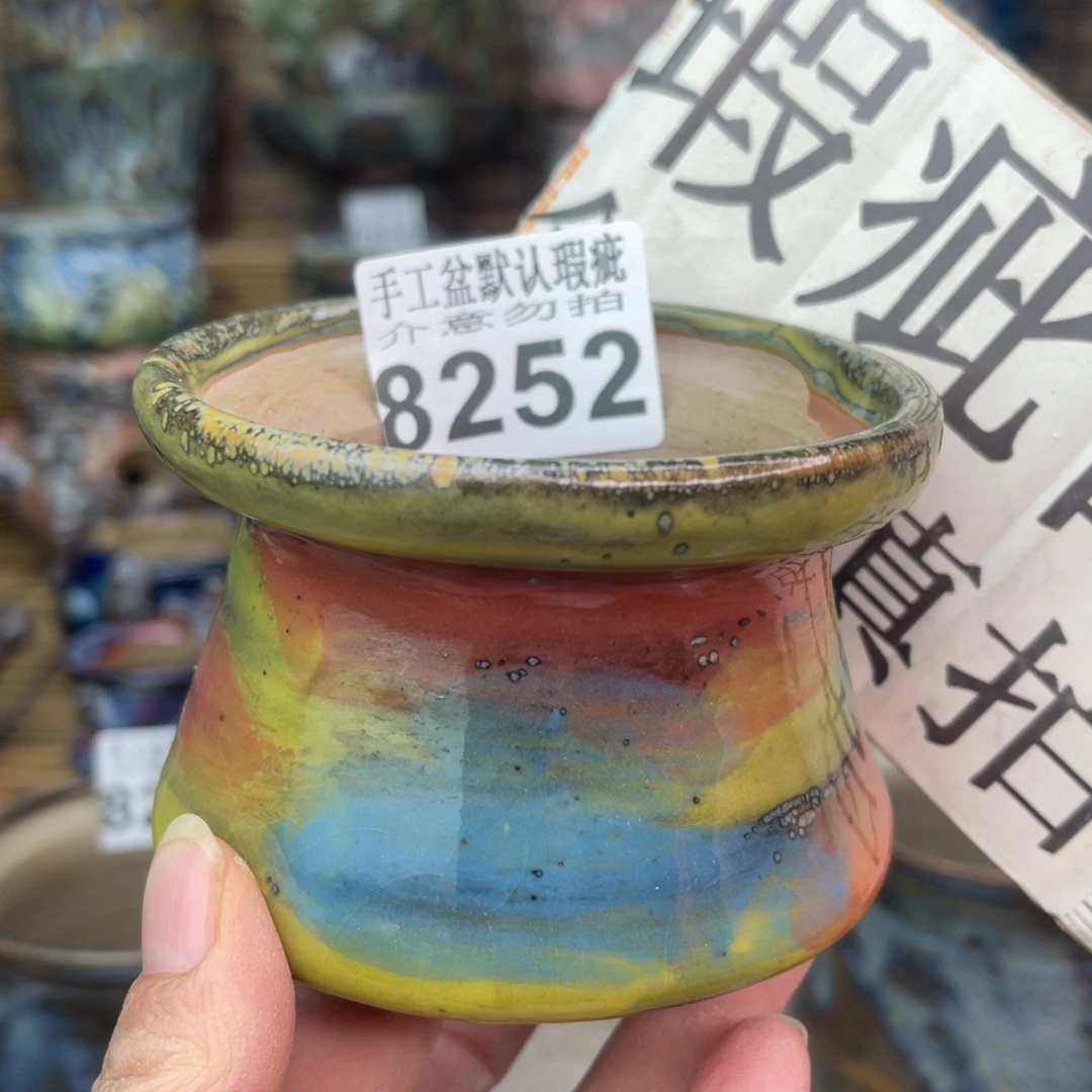 手工花盆默认瑕疵完美者勿拍