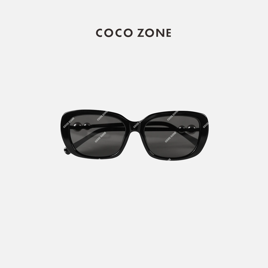 COCO ZONE 新款小香方框墨镜显脸太阳镜 23C29430
