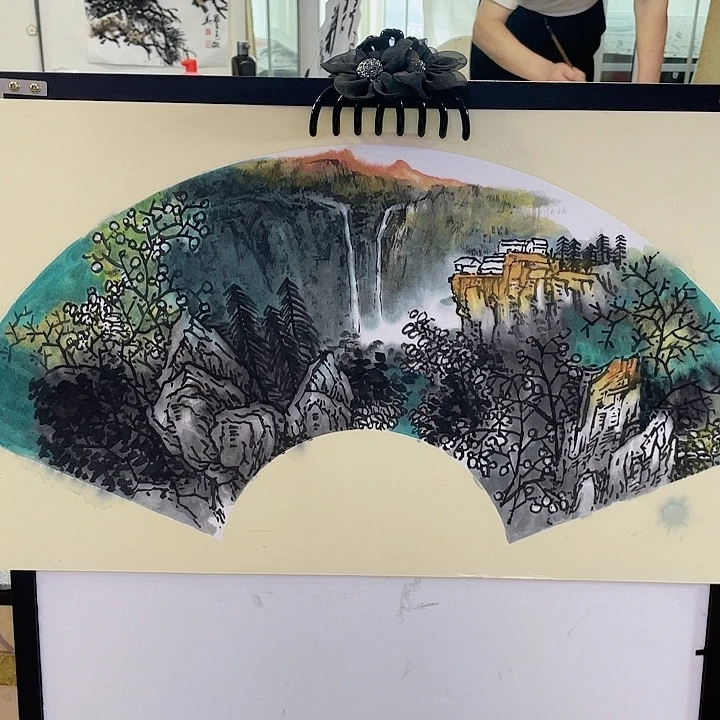 国画张圣敏先生纯手绘作品