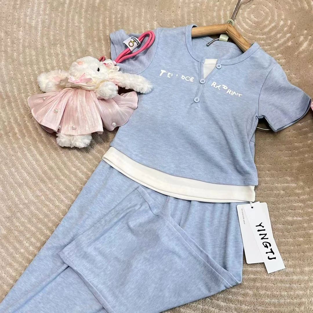 2070夏季新款女宝套装