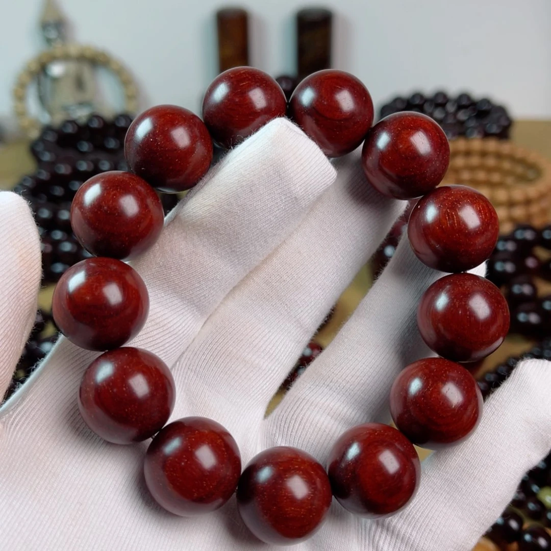 手串/手链小叶紫檀1.8高油润龙鳞小满星