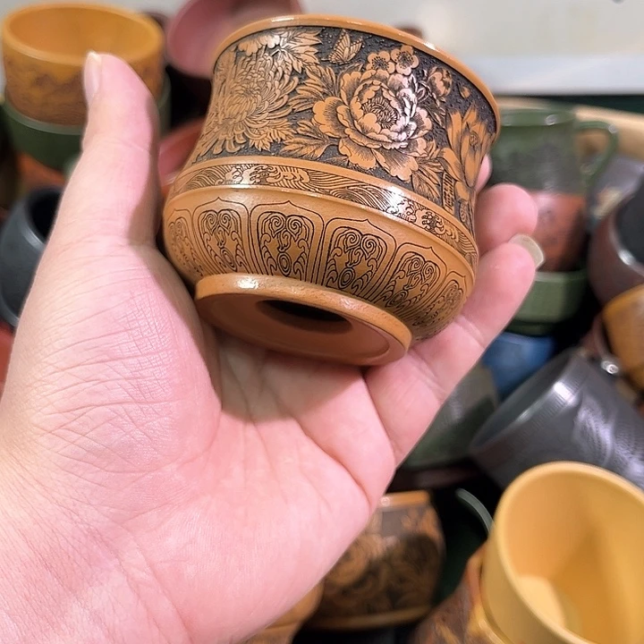 茶杯紫砂全手工紫砂主人杯