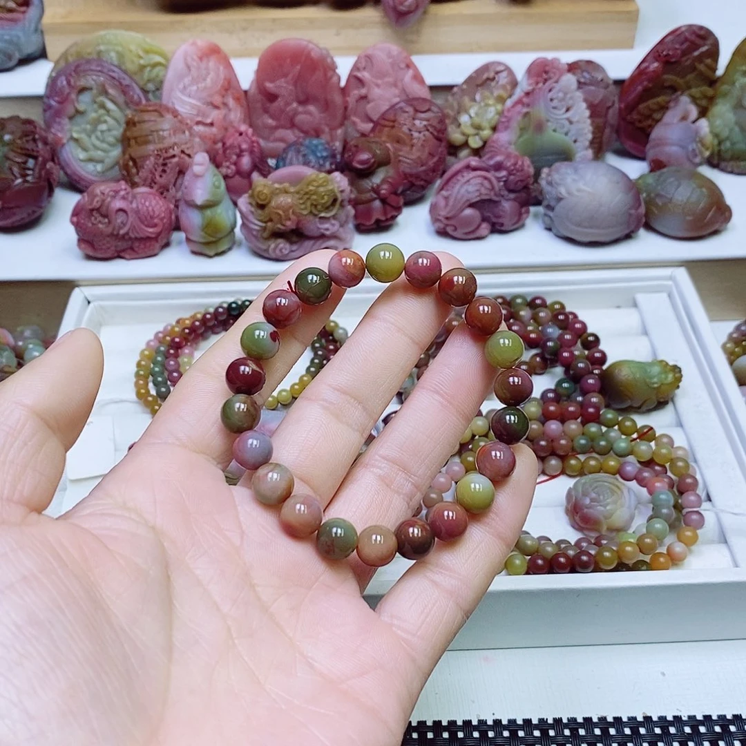 玛瑙/玉髓盐源玛瑙手链未镶嵌