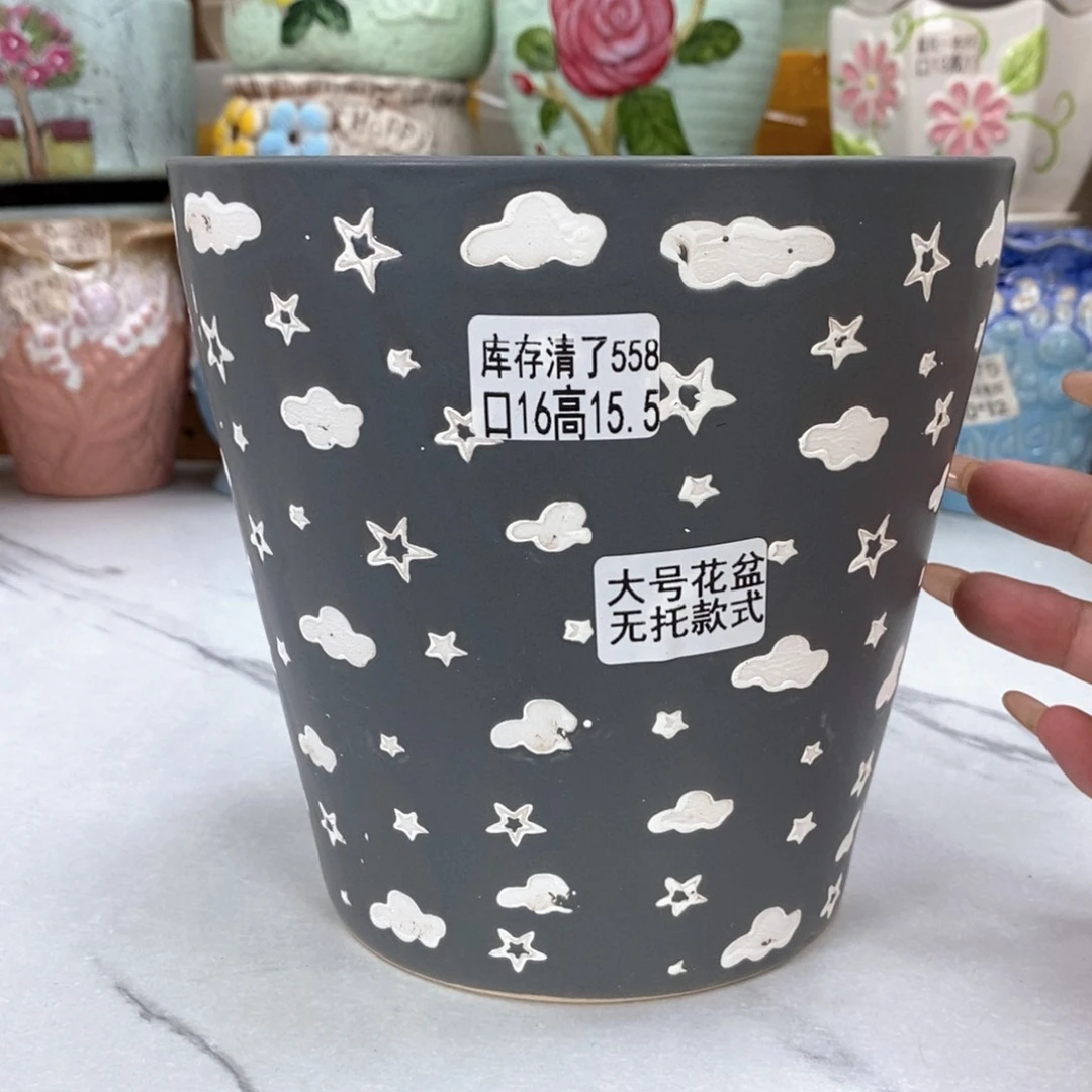 @夏西陶瓷花盆@@5558