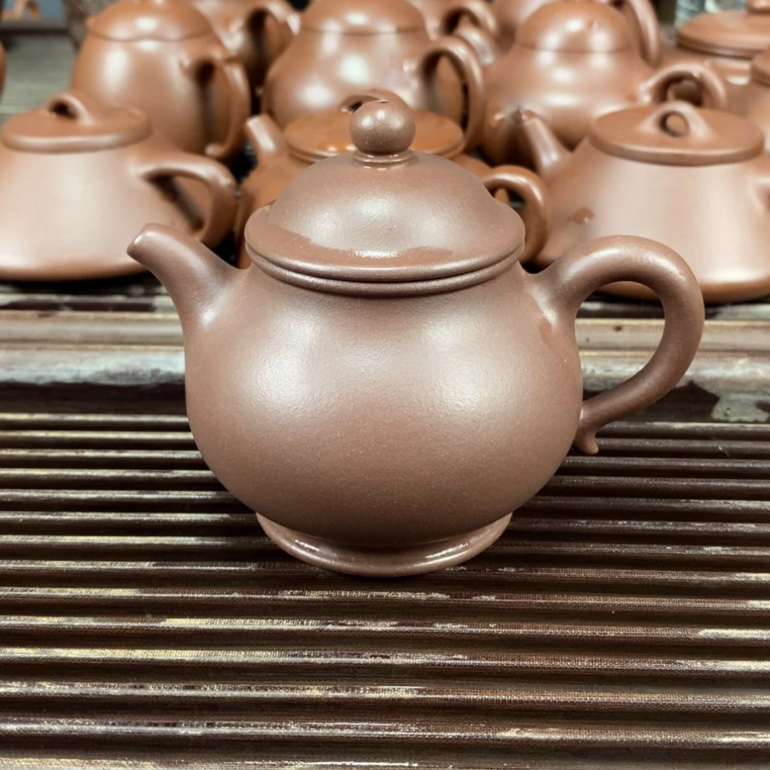 紫砂茶壶宜兴原矿紫砂壶潘古200c