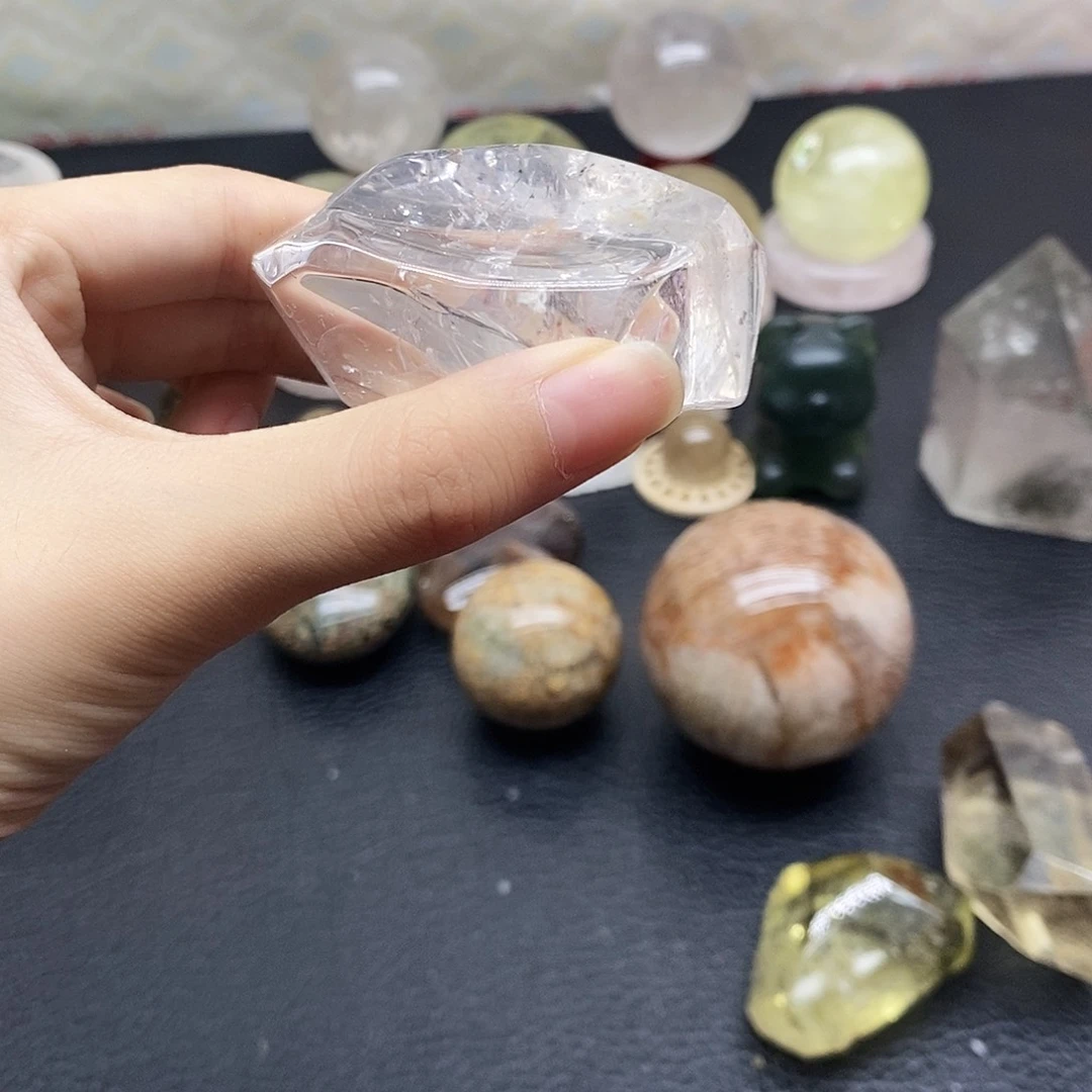 珠宝半成品水晶未镶嵌244水晶石