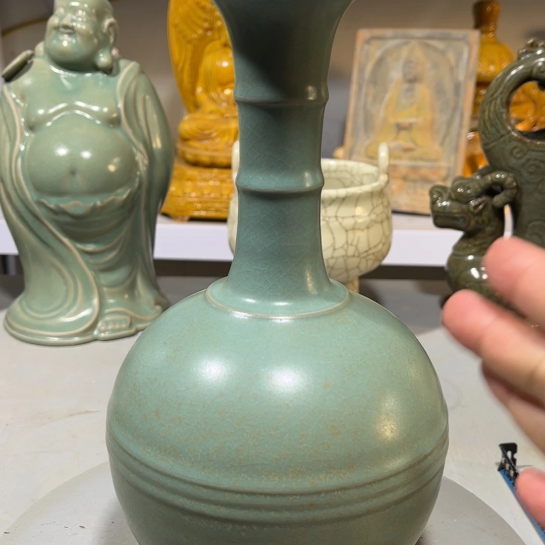 瓶汝窑瓷器品相完美