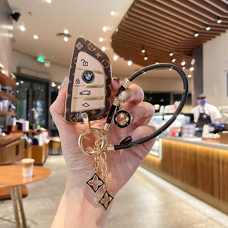 宝马x6钥匙套X2汽车扣4系新款Z4保护壳7系740li刀锋款i3轻奢复古