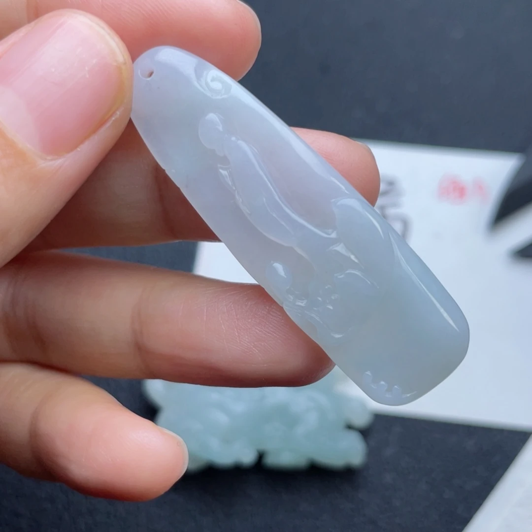 定制翡翠未镶嵌翡翠吊坠