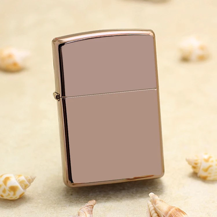 ZIPPO/之宝正品打火机镜面玫瑰金49190光板TC9901BM