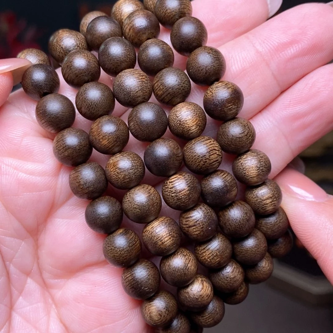 沉香手串越南芽庄白棋楠08×108