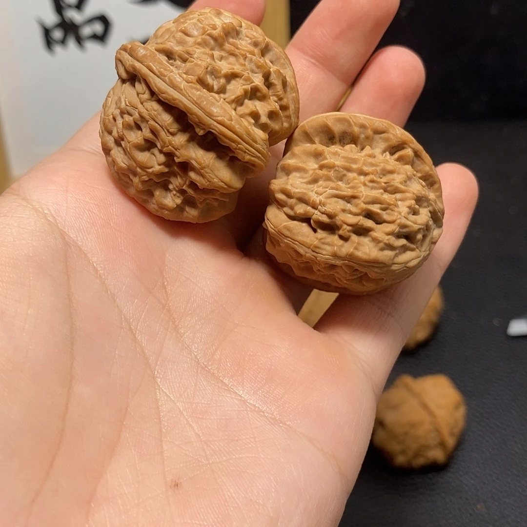 文玩核桃把件我***、蛤蟆