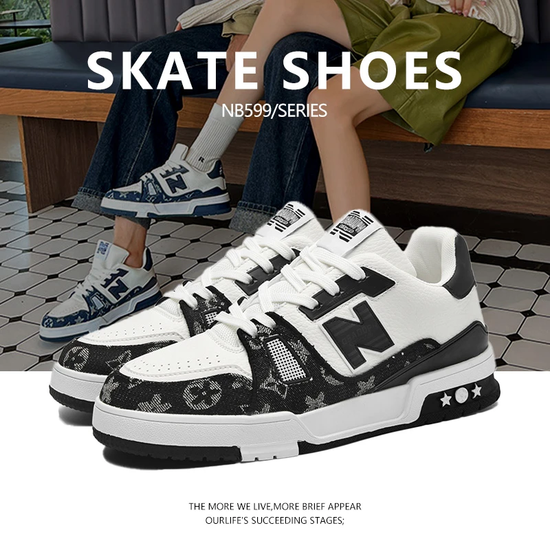 新百伦增高老花板鞋透气春秋防滑新款情侣软底休闲鞋运动跑步鞋