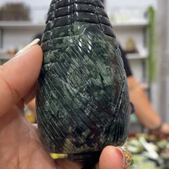 未镶嵌岫玉吊坠手把