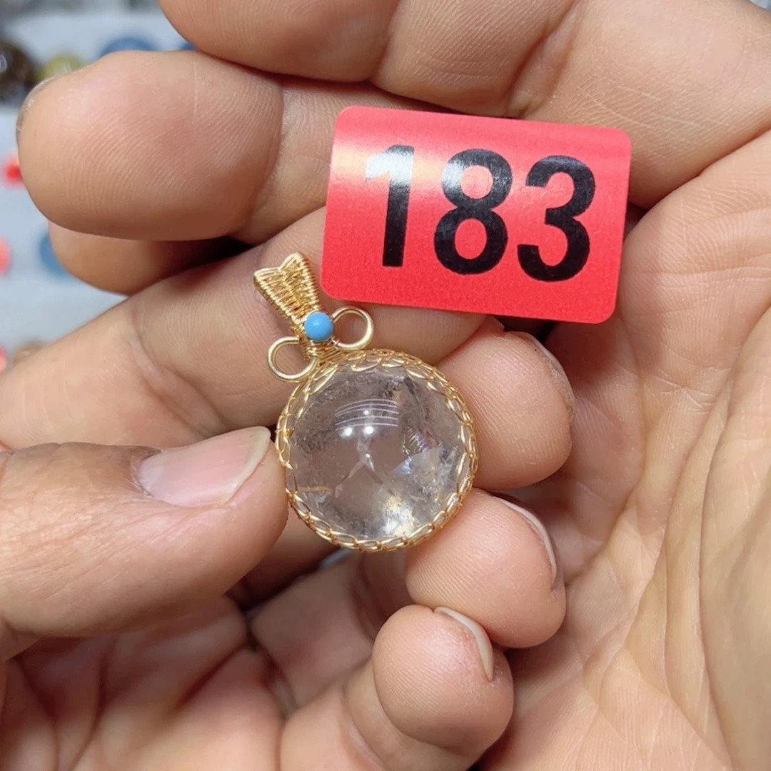 水晶颈饰未镶嵌天然水晶