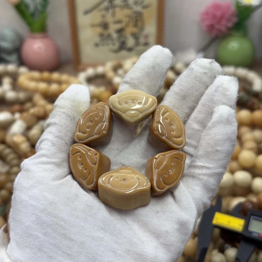 菩提根/象牙果吊坠牙果瑕疵机抛手捻973