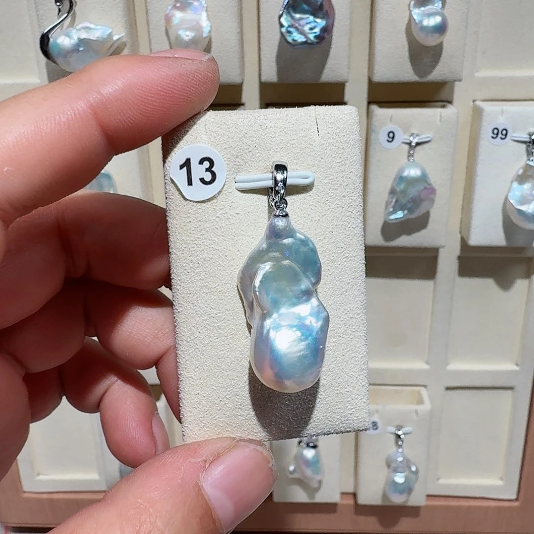 淡水珍珠合金吊坠(不含链)