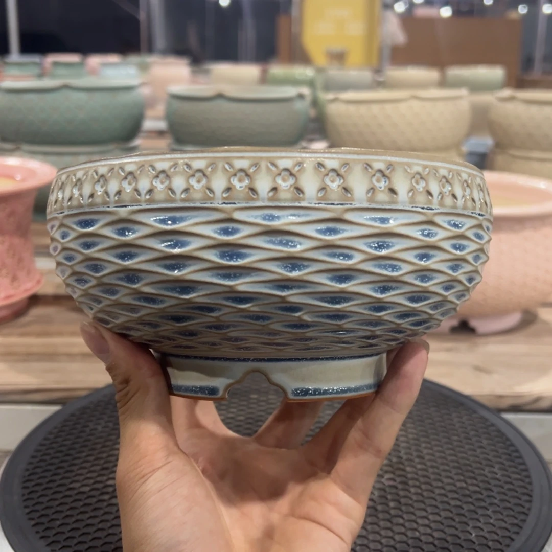 宓***大盆0828-018E秋合碗外口17.5cm