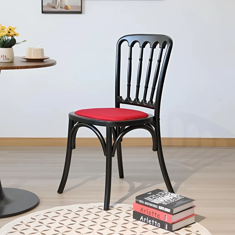 中古风拿破仑椅实木餐桌椅单椅诧寂风靠背设计师法式复古南洋风